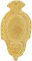 Thumbpiece,
Lancaster County, Pennsylvania longrifle,
wax cast brass